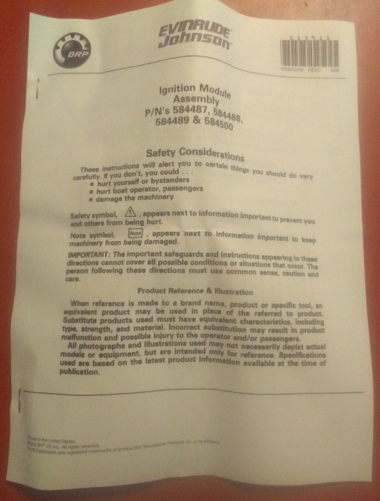 BRP J E Power Pack 584488 O5