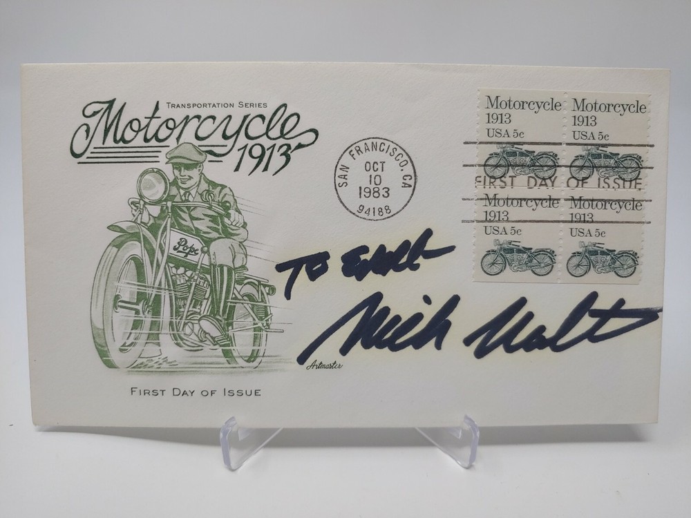 Nick Nolte Signed Envelope Cachet First Day Cover JSA COA Earl