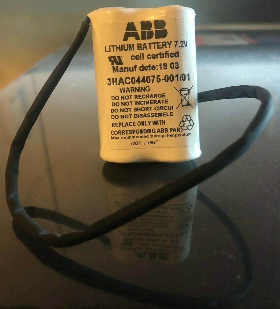 Brand New ABB  ABB 3HAC044075-001 Battery 7.2V Lithium PLC