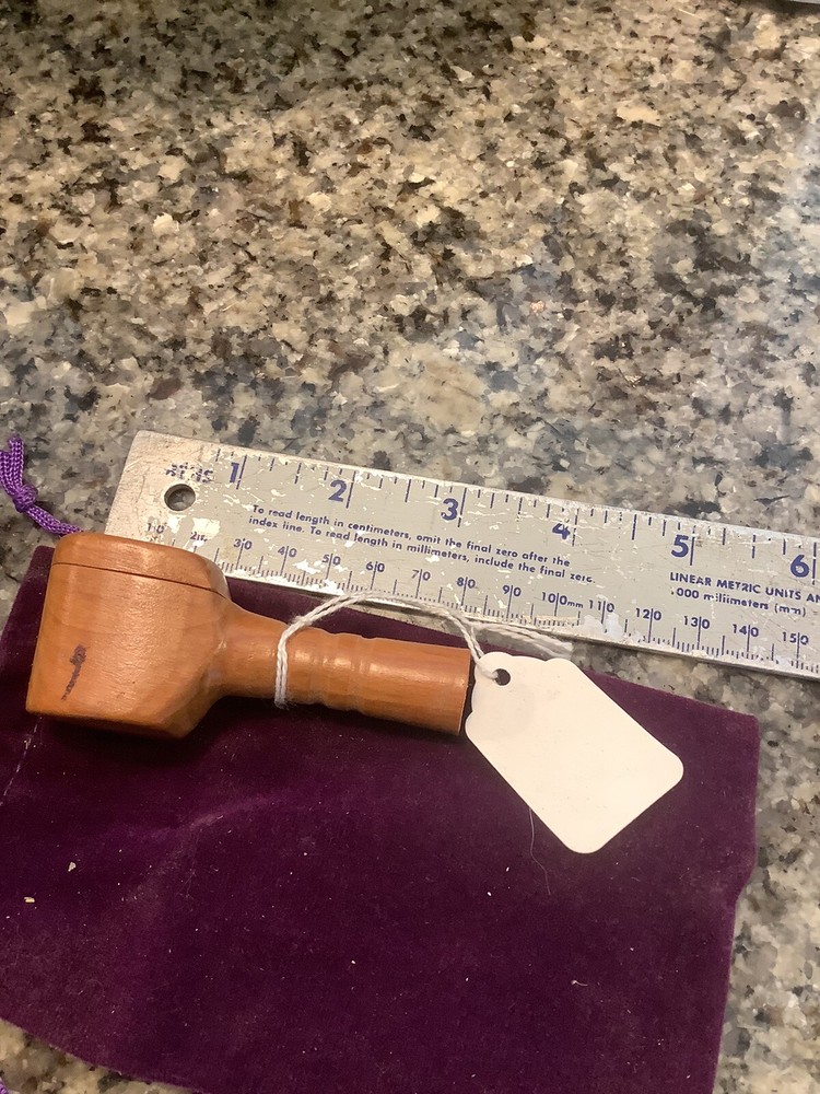 Pocket Pipe - Handmade, Lidded - - Redheart