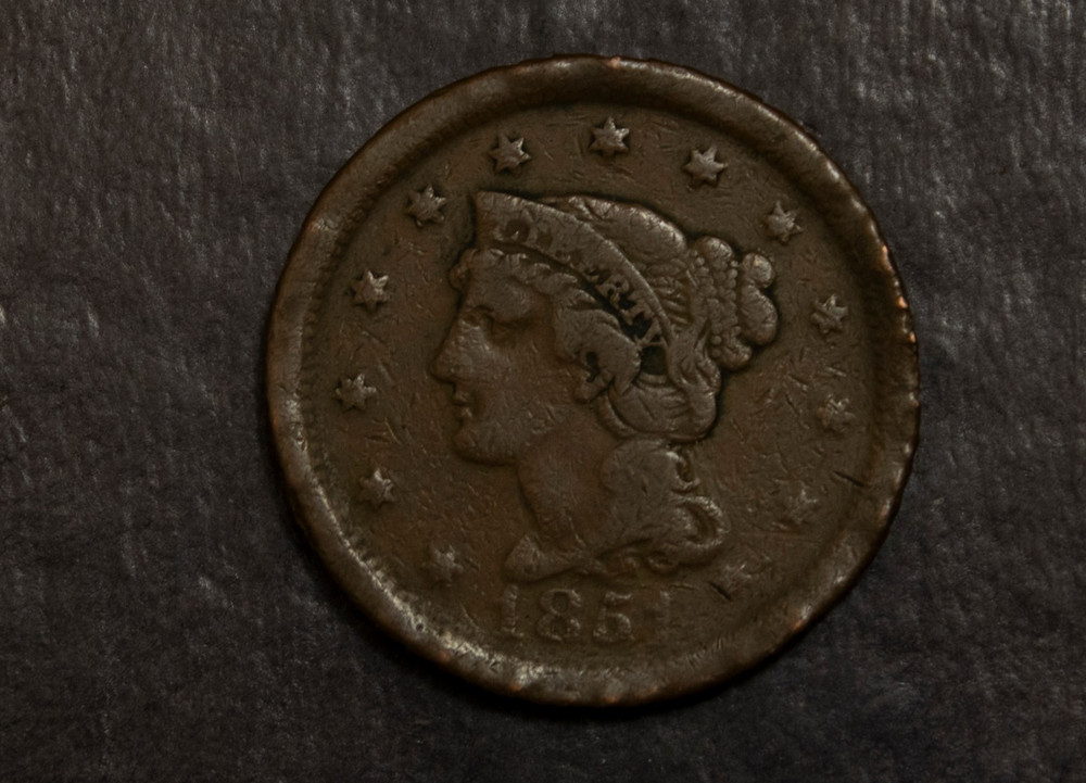 1851 Large Cent ....Y3419