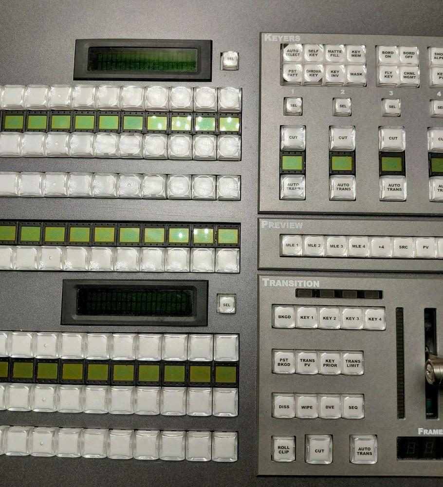 Ross Video Vision 2 Control Panel V2MP-001 - Powers On - Very Nice - UNTESTED