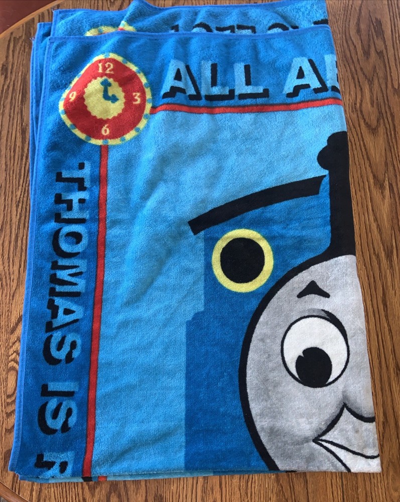 Thomas The Train Lot Pillowcases Throw Blanket Flat Sheet Pre Own