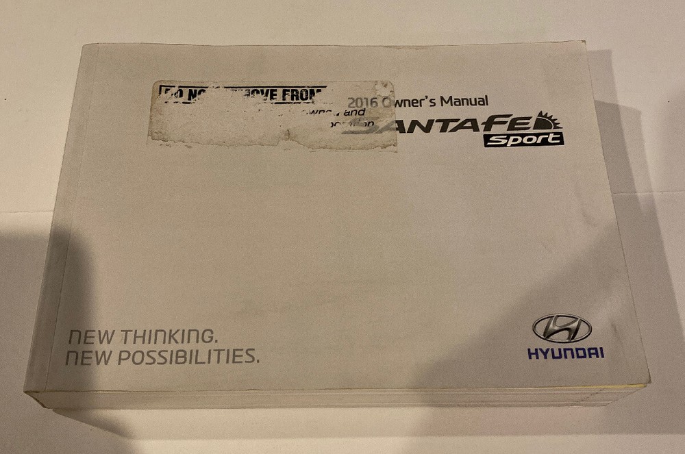 2016 Hyundai SantaFe Owners Manual