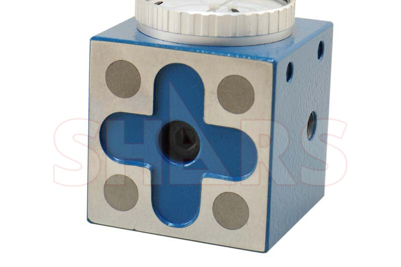Magnetic Z Axis Dial Zero Pre Setter Tool 2" Height .0004" Gage Offset CNC P]