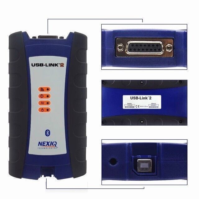 US NEXIQ 2 USB Link Second Generation Heavy Card Diagnostic tool W/ Bluetooth