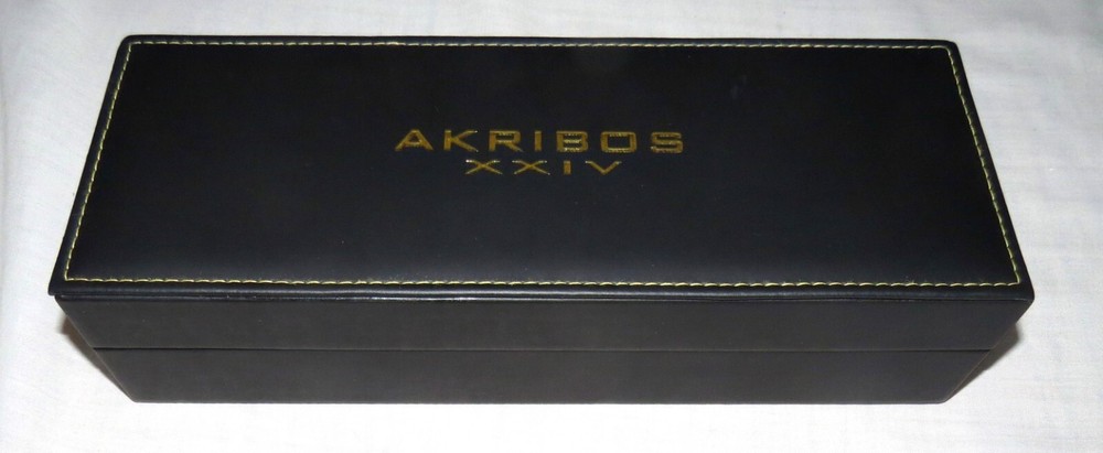 AKRIBOS XXIV Box - Ladies - Black - Empty.