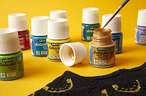 Setacolor Opaque Fabric Paint, 45ml, Sky Blue