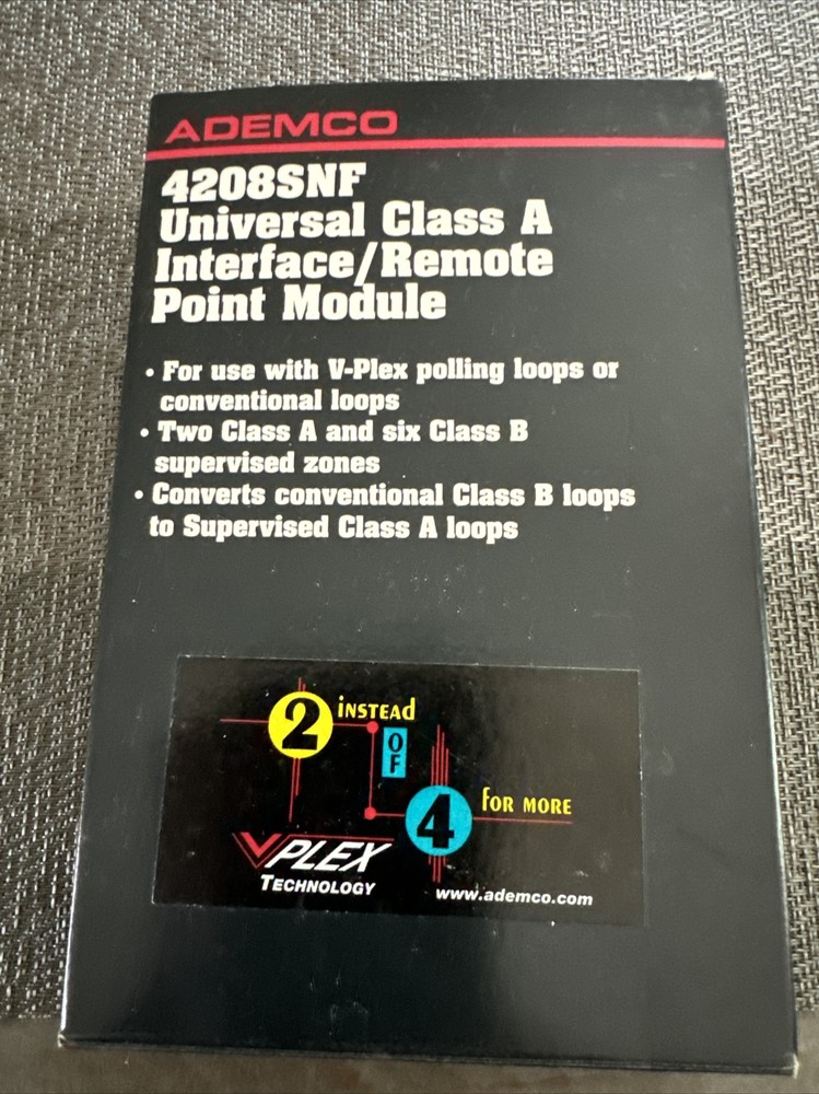 Ademco 4208SNF Universal Class A Interface/Remote Point Module