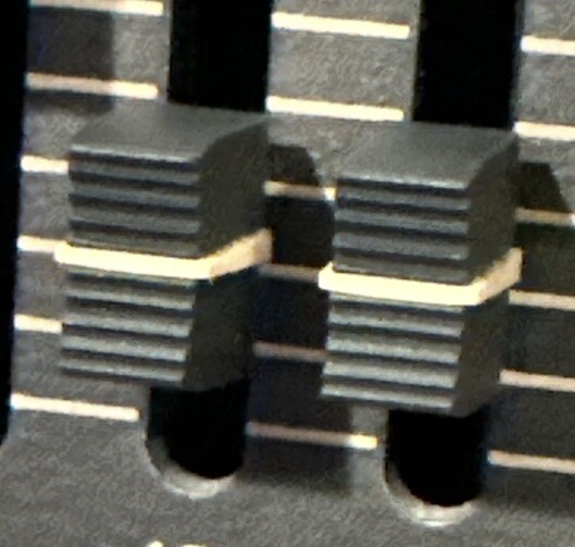 Peavey EQ-31 Graphic Equalizer *Slide Switch Knob Replacement Part * 2-pcs