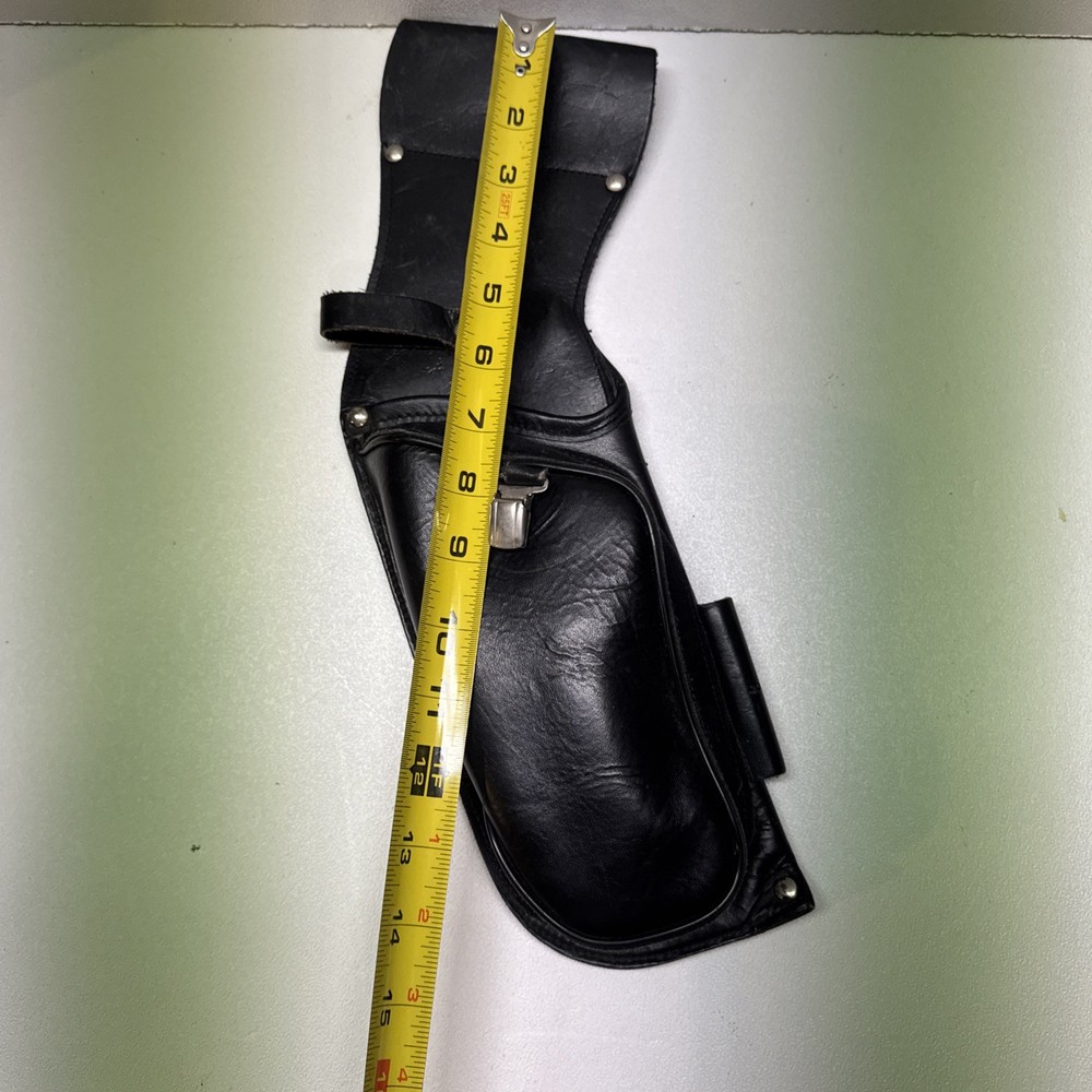 Vintage Black Leather Hip Belt Loop Archery and Accessory Holder
