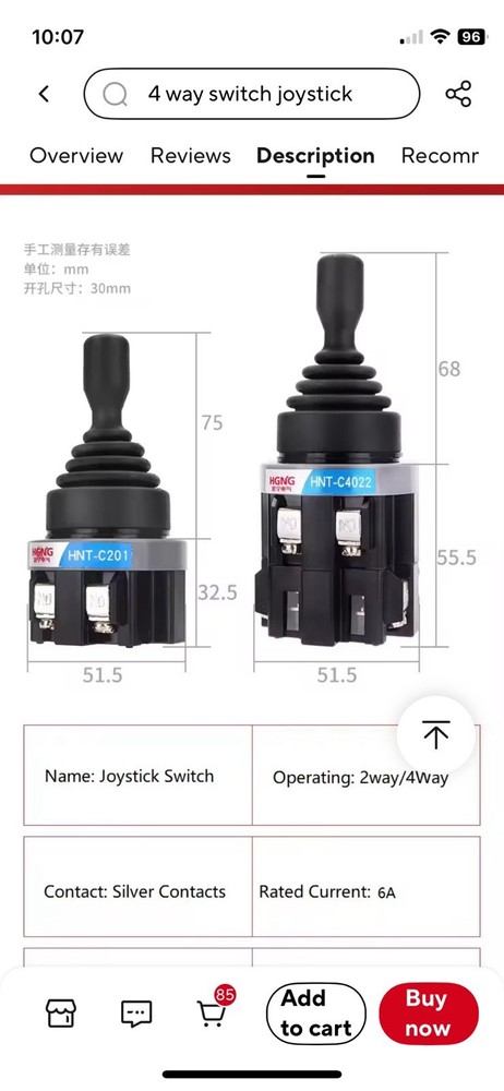 Monolever Waterproof Switch