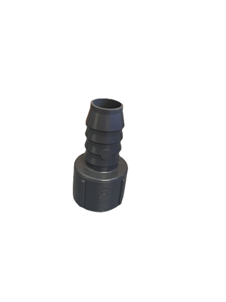 3/4" PVC Barbed Insert Female Hose Adapter (Female Hose x Insert)