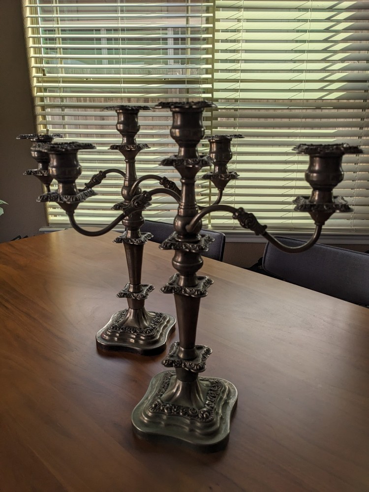 Sol Goldfeder Company Silver Candelabra