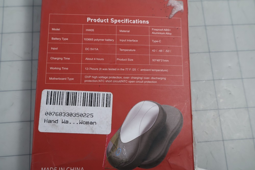 2-pk Magnetic Rechargeable Hand Warmers Type C Interface NEW Packaging Handling