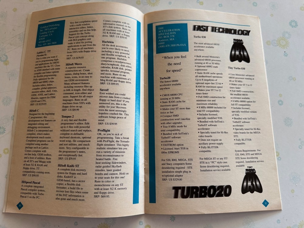 Independent Association of Atari Developers Product Guide, 1991