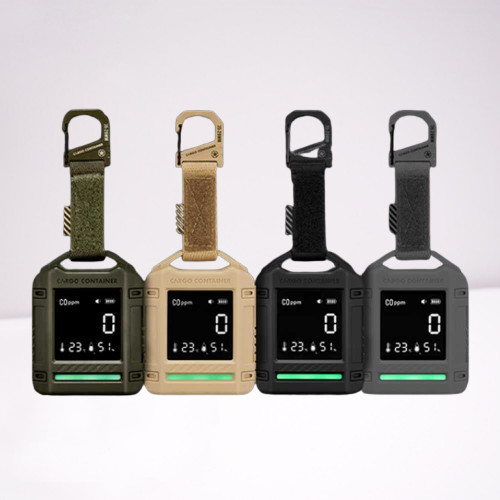 [Cargo Container Carbon] Monoxide Detector with LED Alarm, Temperature Display