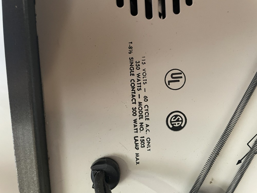 Brumberger 8mm Cine Projector Model 1503 - Powers On - Untested - Read Below