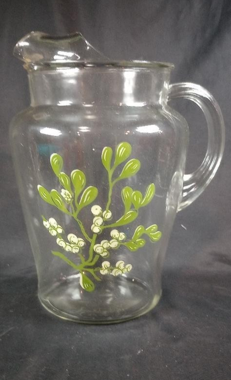 Knox Glassware Mistletoe Pitcher