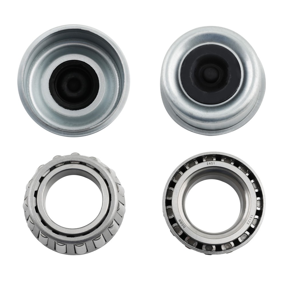 Pair Trailer Hubs Convert Mobile Home w/ Bearings 6000# 6 Lug 6x5.5 Idler Axle