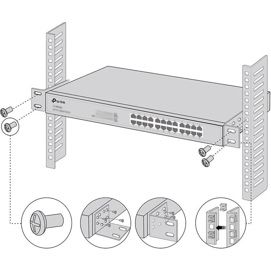 TP-Link Rack Mount for Switch, Router, Controller (rackmountkit-13)