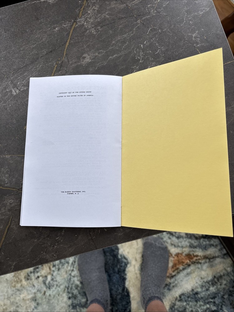 Alcoholics Anonymous Oxford Group