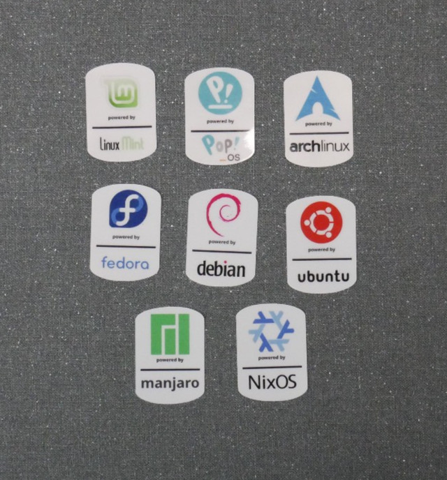 Linux PC Case Stickers - Choose one!