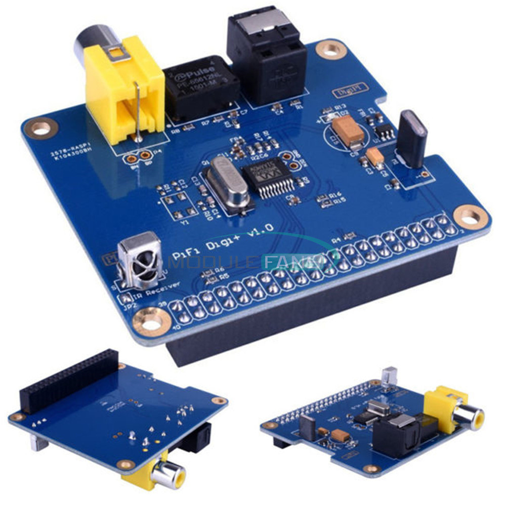 HIFI PIFI Sound Card I2S SPDIF Optical Fiber Module WM8804G for Raspberry pi NEW
