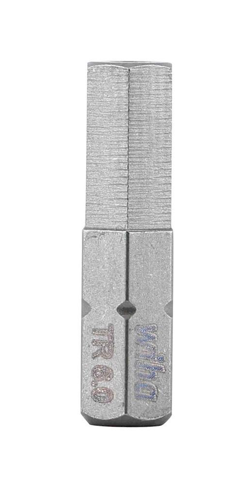 Wiha 71945 Security Hex Bit 6.0 - 25mm - 10 Pack