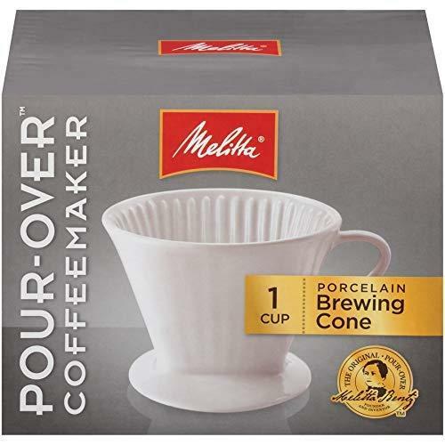 Melitta Porcelain #2 Cone Brewer, White