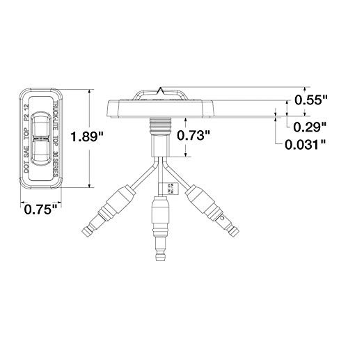 36203Y 36 Series Yellow Dual Function Flex-Lite LED Identification Lamp