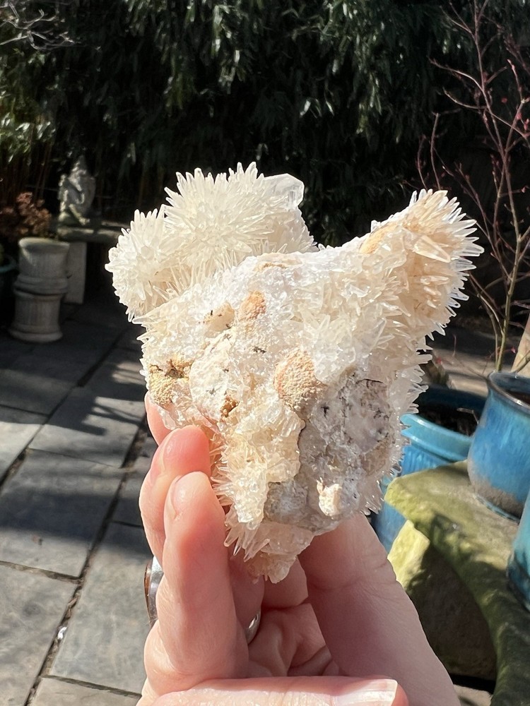 Calcite Spiky Cluster Patterns 244g 1