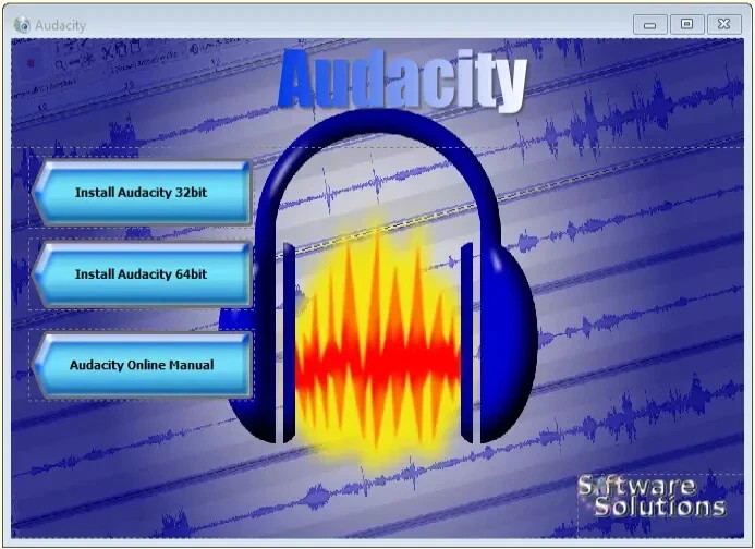Audacity USB Professional Audio Music Editing Recording Software