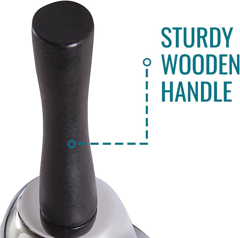 Duro-Med Call Bell, Silver and Black