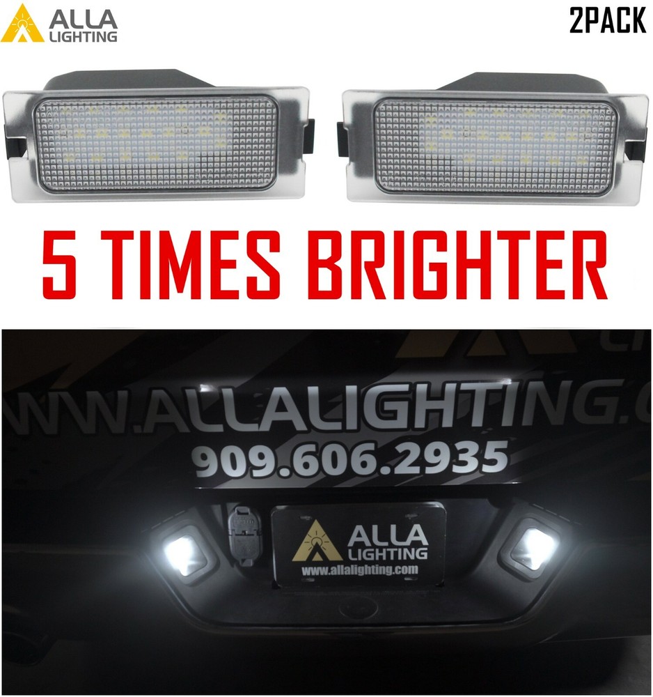 Alla Lighting CANBUS White LED License Plate Light Assembly fo Ford Edge Escape