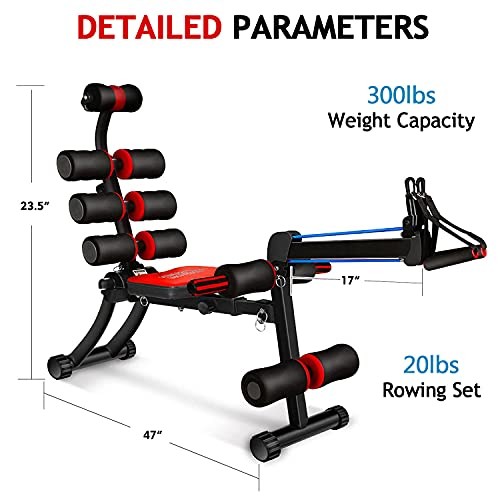 22 in 1 Wonder Master Core & Abdominal Workout Equipment, Foldable &