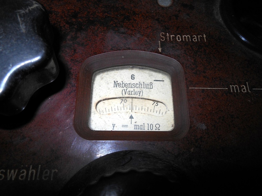 WW2 German Luftwaffe Messbrücke Ohmmeter - COMMUNICATION LINE TESTING UNIT