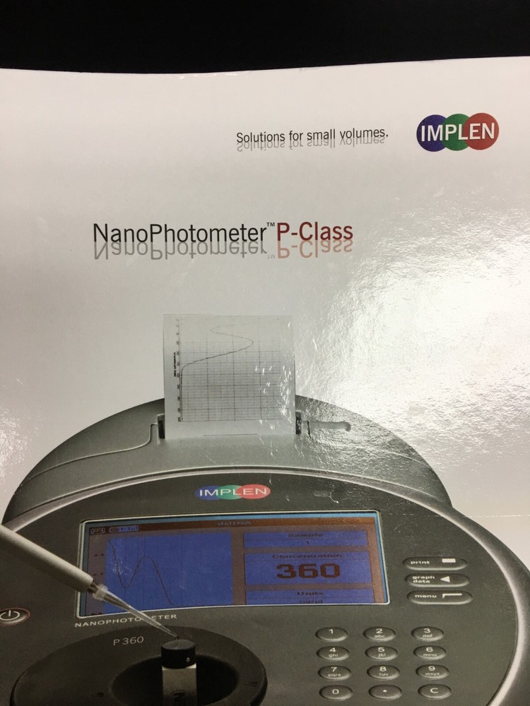 IMPLEN NanoPhotometer P-Class Manual