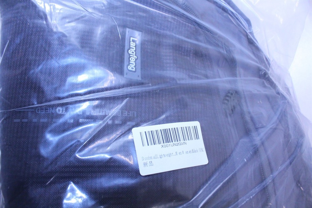 Backpack Multiple Pockets Adjustable Padded Straps Zip Close Grey Black