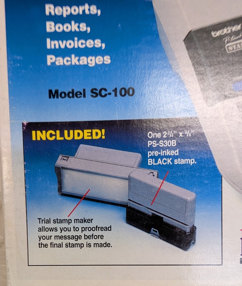 Brother P-Touch Stamp Creator Model SC-100 - Pre-owned
