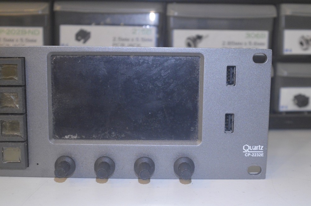 Evertz CP-2232E Quartz Touch-Screen Remote Control Panel FOR PARTS UNTESTED
