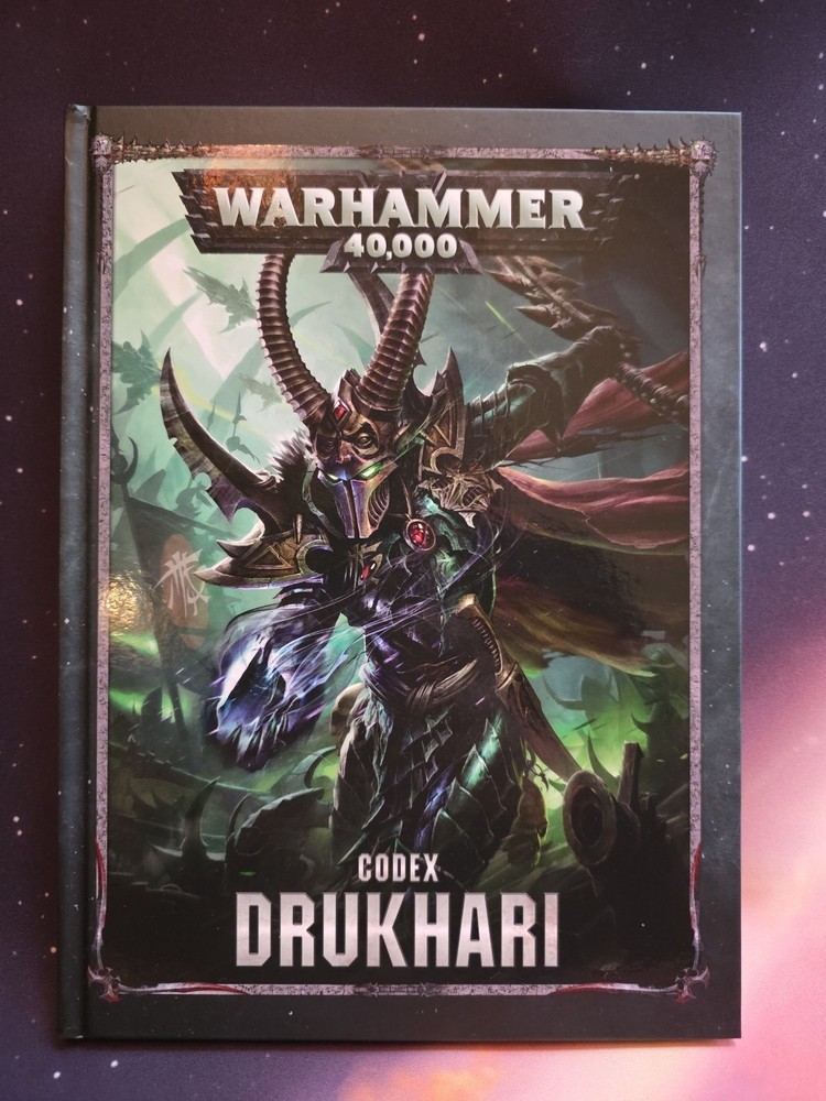 GW Army Book Codex Drukhari (8th Ed) EX/NM AUTHENTIC NOT READ MINTY