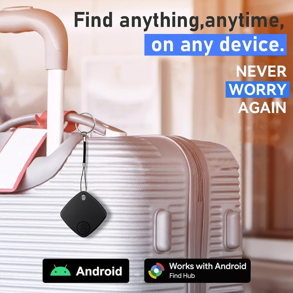 Air Tracker -4 Pack, 2026 New Bluetooth Tracker Tags, Android Tracker Tags Work