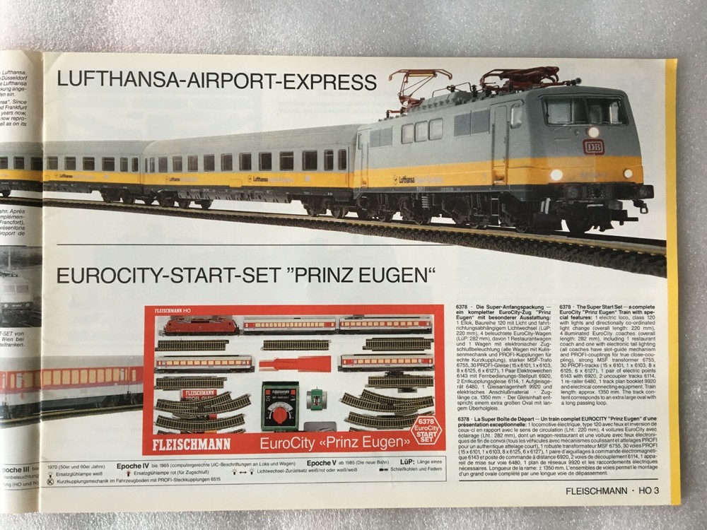 Catalogue FLEISCHMANN Nouveautés 1991.