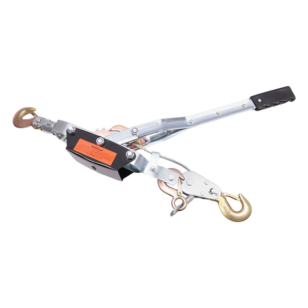 5 Ton Extra Heavy Duty Come Along Power Cable Puller with 3 Hooks 2 Gears