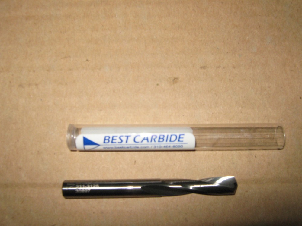 #27 (.1440) SOLID CARBIDE 15DEG HELIX 135DEG SPLIT PT SCREW MACHINE DRILL BIT