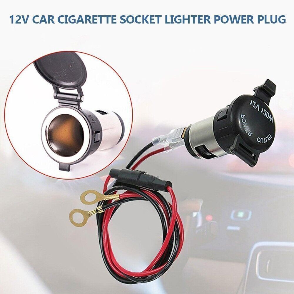 12V Car Cigarette Lighter Replace Power Adapter Plug Outlet Socket Durable