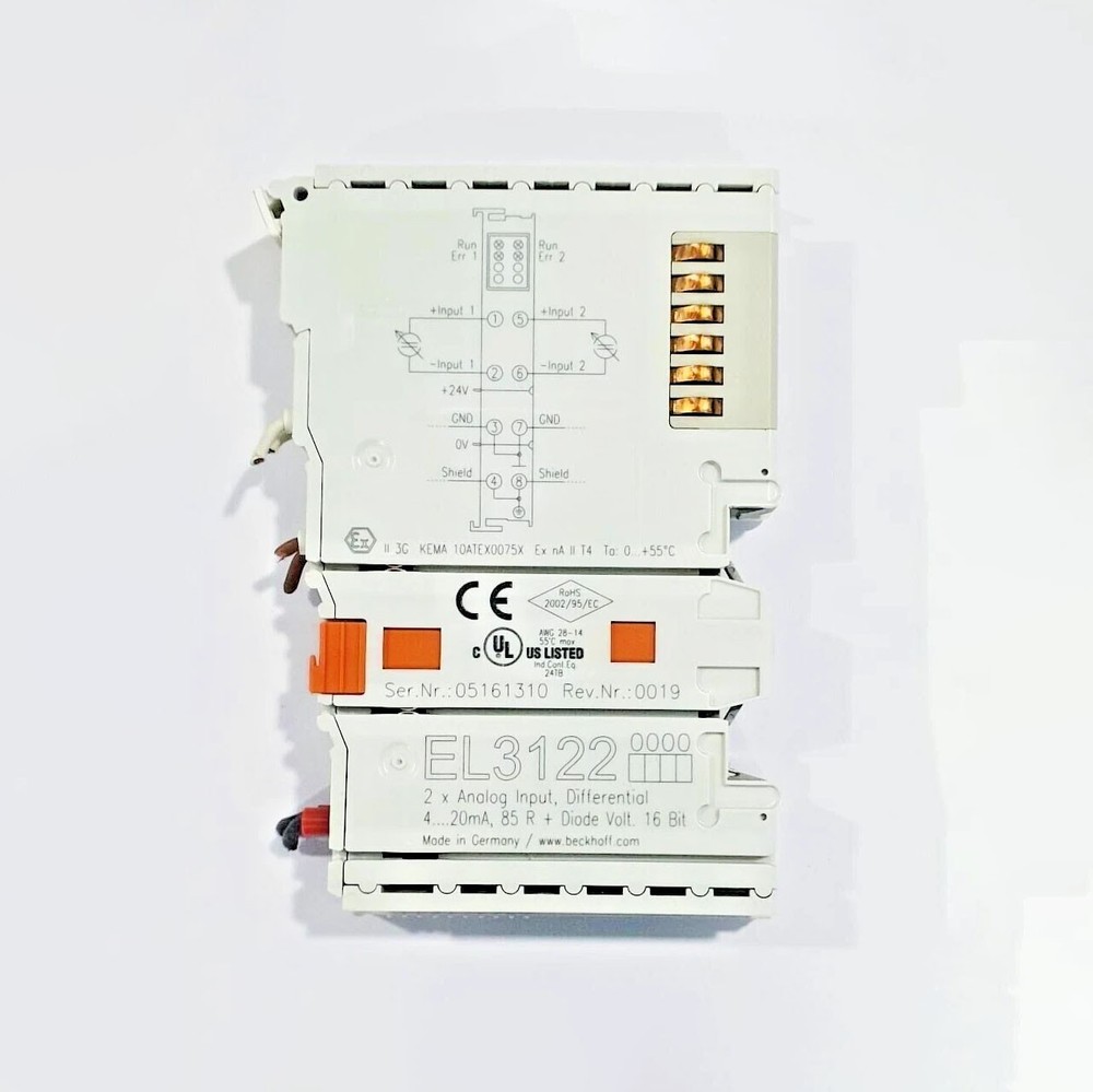 Beckhoff EL3122 Analog Input Module 2-Channel 4…20 mA New