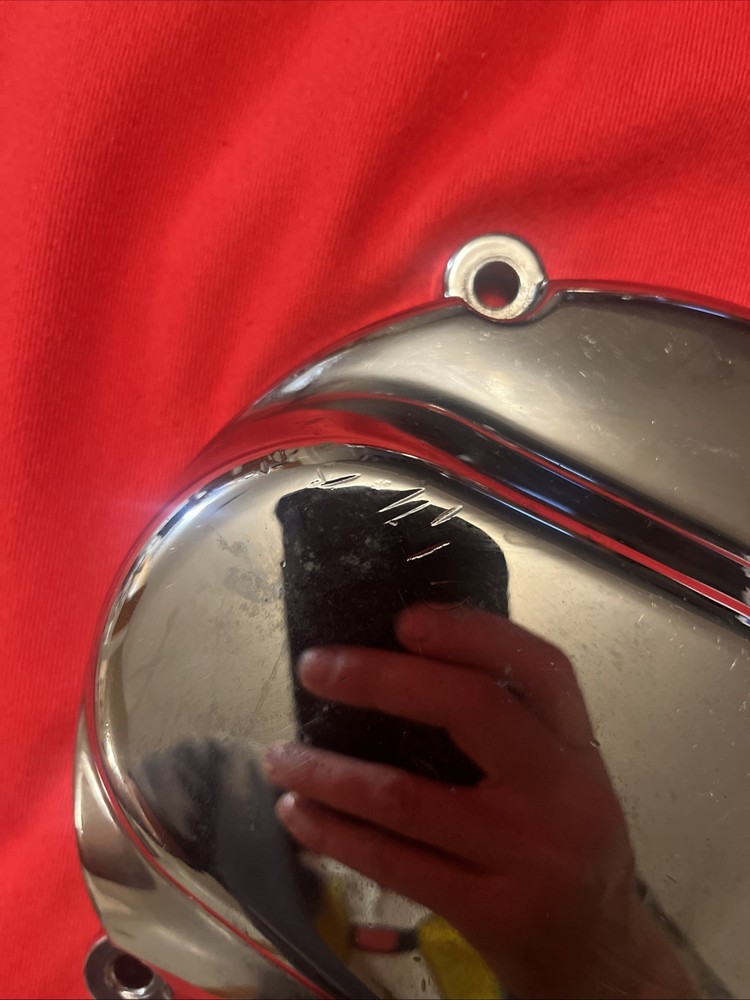 Harley '99-'06 Touring chrome outer primary 60665-99A, good shape, used