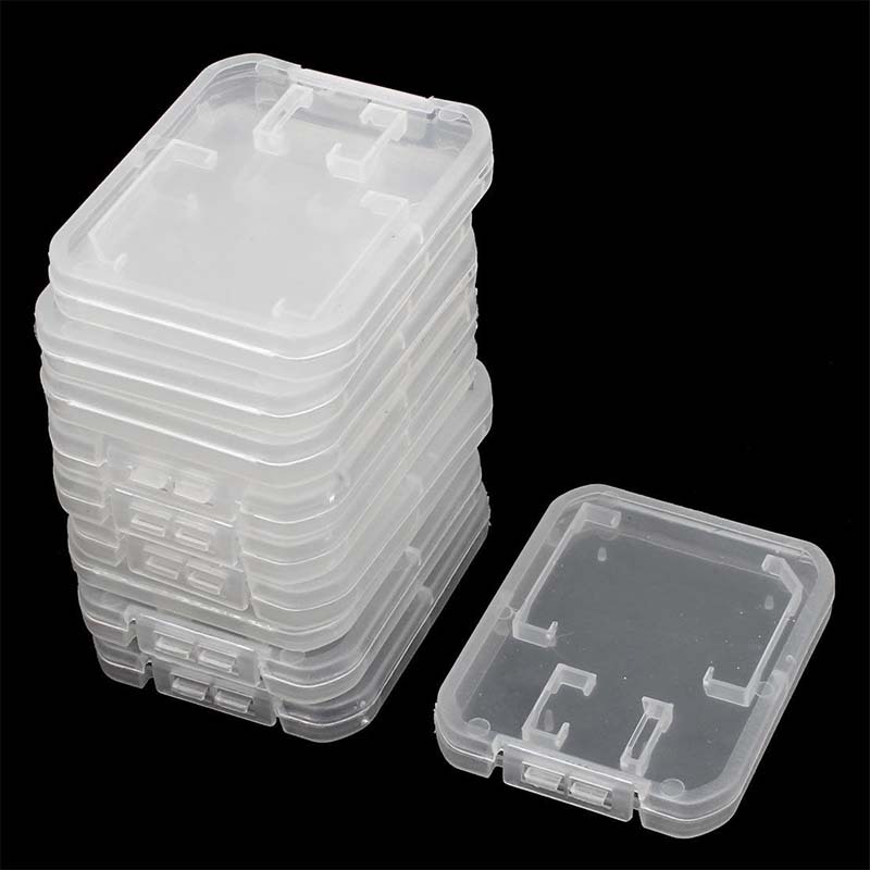 10x Cellphone Camera Memory Micro SD&TF Card Plastic Storage Box Case Container